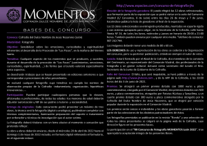 XII Concurso de Fotografía Momentos 2022