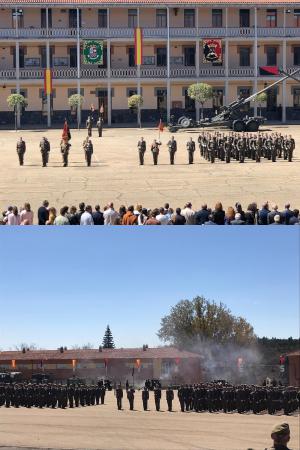 Conmemoración del 2 de mayo con el Regimiento de Artillería