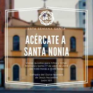 ¡Acércate a Santa Nonia!