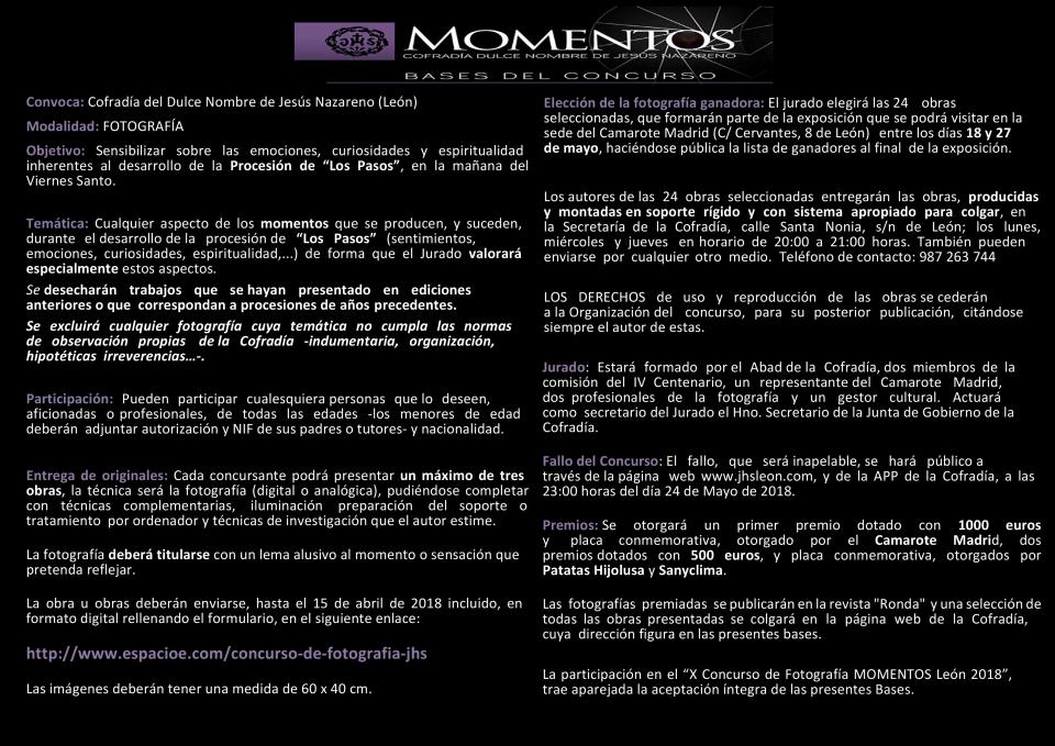 X Concurso de Fotografía Momentos