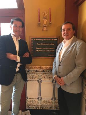 Homenaje a D. Enrique en la Capilla de la Plaza de Toros