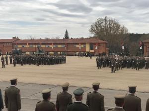 Conmemoración del 2 de mayo con el Regimiento de Artillería