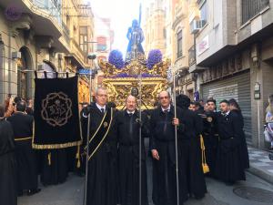 Representación de la Cofradía en la Procesión de Hermandad de La Bañeza