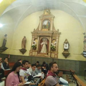 Visita a la Cofradía de Jóvenes Papones de León