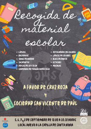 Recogida solidaria de material escolar